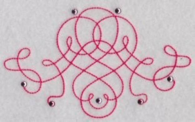 Picture of Decor Swirls Machine Embroidery Design