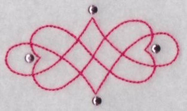 Picture of Flourish Swirl Machine Embroidery Design