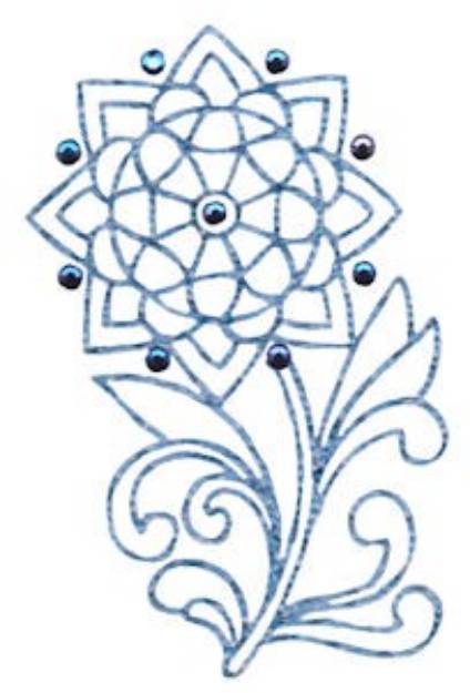 Picture of Jacobean Redwork Machine Embroidery Design