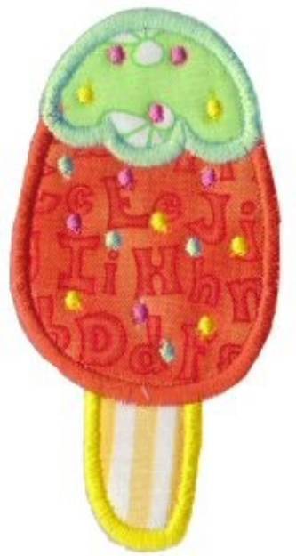 Picture of Popsicle Applique Machine Embroidery Design