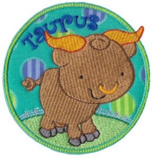 Picture of Taurus Applique Machine Embroidery Design