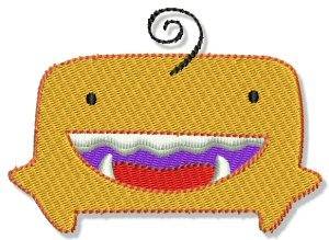 Picture of Lil Gold Monster Machine Embroidery Design