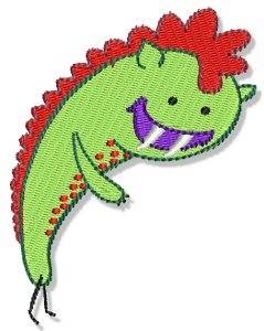 Picture of Lil Crazy Monster Machine Embroidery Design