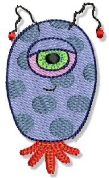 Picture of Lil Blue Monster Machine Embroidery Design