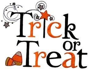 Picture of Trick Or Treat Machine Embroidery Design