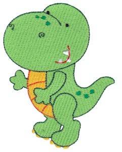 Picture of Dinomite T-Rex Machine Embroidery Design