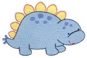 Picture of Dinomite Stegosaurus Machine Embroidery Design