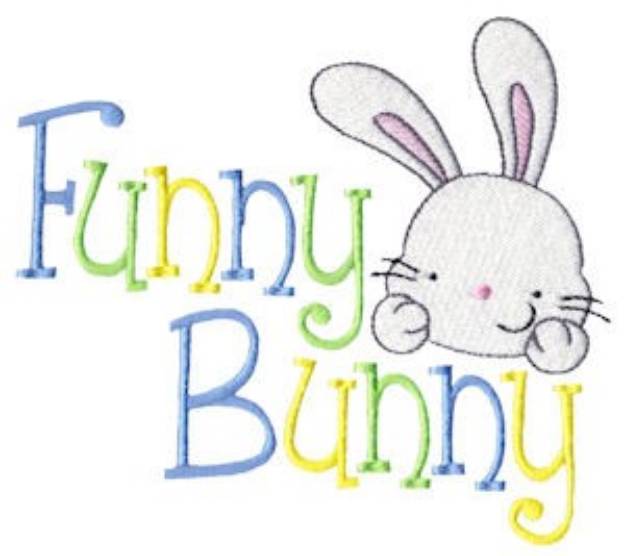 Picture of Funny Bunny Machine Embroidery Design