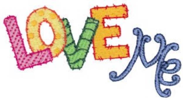 Picture of Love Me Machine Embroidery Design