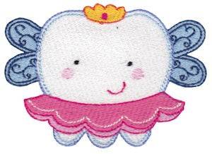 Picture of A Tooth Fairy Machine Embroidery Design