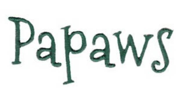 Picture of Papaws Machine Embroidery Design