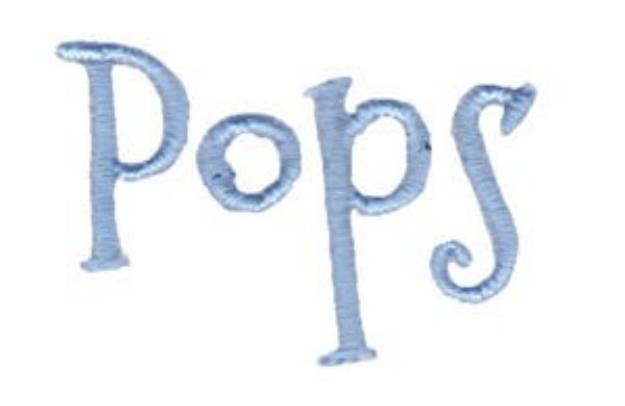 Picture of Pops Machine Embroidery Design