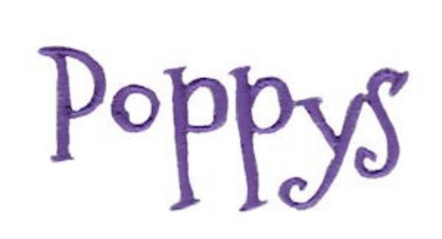 Picture of Poppys Machine Embroidery Design