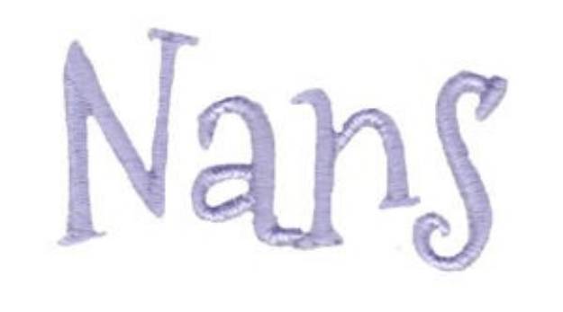 Picture of Nans Machine Embroidery Design