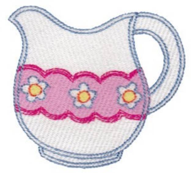 Picture of Time for Tea Machine Embroidery Design