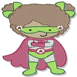 Picture of Superheroine Machine Embroidery Design