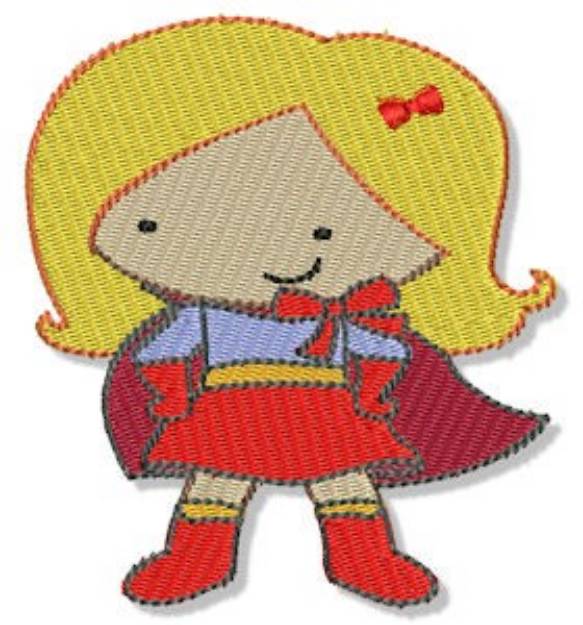 Picture of Superheroine Machine Embroidery Design