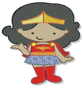 Picture of Superhero Machine Embroidery Design