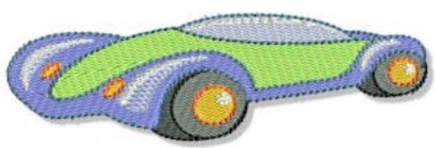 Picture of Superhero Car Machine Embroidery Design