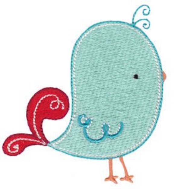 Picture of Tweet Thing Machine Embroidery Design