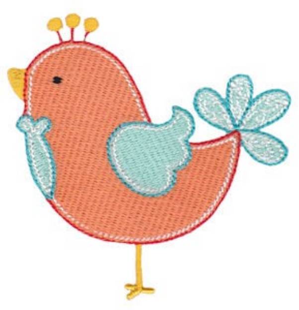 Picture of Tweet Thing Machine Embroidery Design