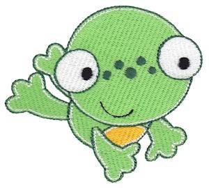 Picture of Leap Frog Machine Embroidery Design