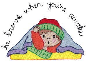 Picture of When Youre Awake Machine Embroidery Design