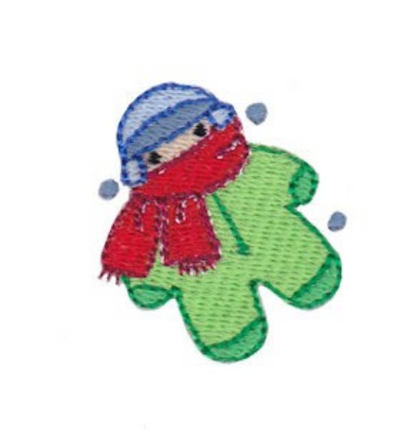 Picture of Christmas Mini Child Machine Embroidery Design