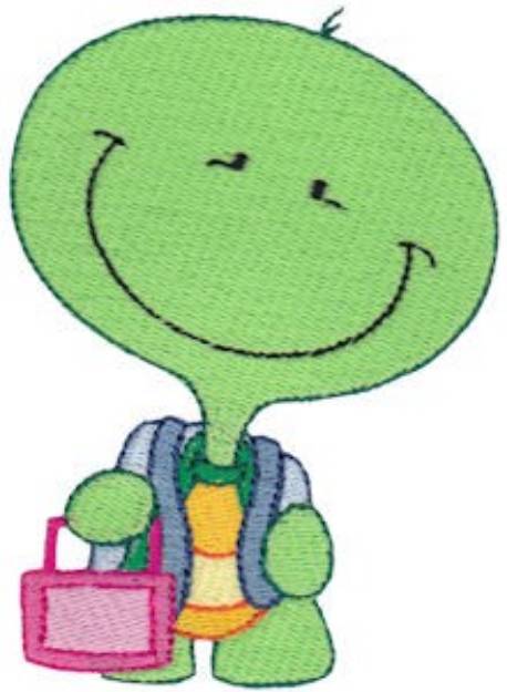 Picture of School Critter Turtle Machine Embroidery Design