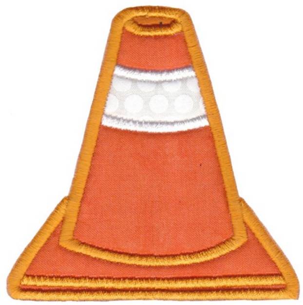 Construction Applique Cone Machine Embroidery Design | Embroidery ...