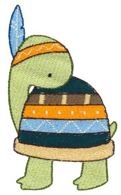 Picture of Tribal Animal Turtle Machine Embroidery Design