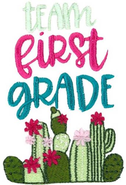 Picture of Team First Grade Machine Embroidery Design