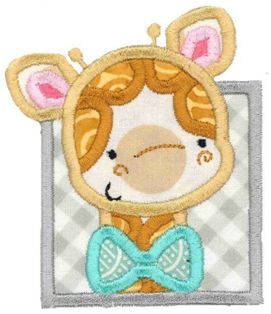 Picture of Giraffe Applique Machine Embroidery Design