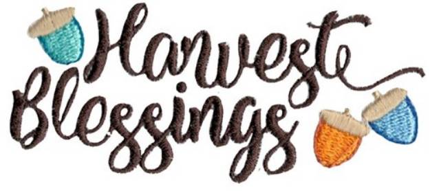 Picture of Harvest Blessings Machine Embroidery Design