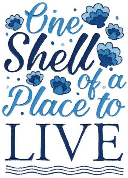 Picture of Shell Of A Place Machine Embroidery Design