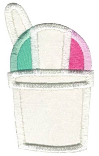 Picture of Ice-Cream Scoop Applique Machine Embroidery Design