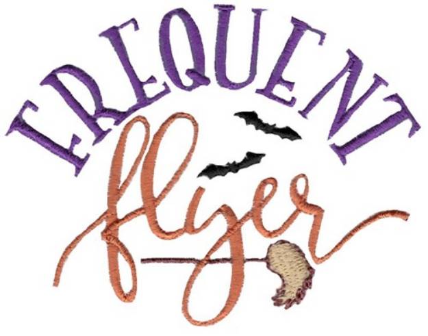 Picture of Frequent Flyer Machine Embroidery Design