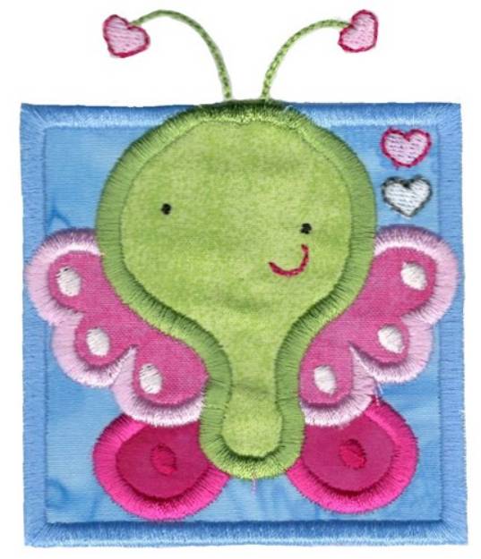 Picture of Butterfly Applique Machine Embroidery Design