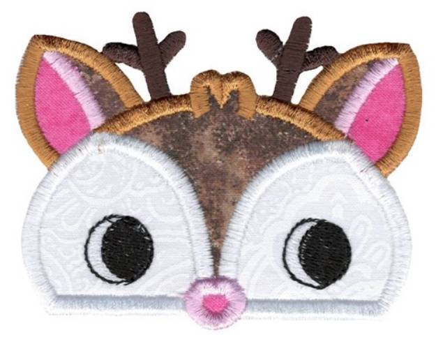 Picture of Boy Deer Topper Applique Machine Embroidery Design