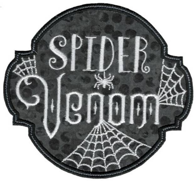 Picture of Spider Venom Machine Embroidery Design