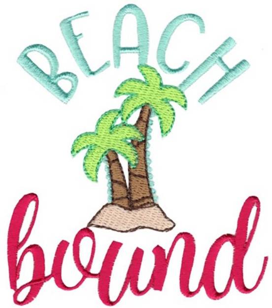 Picture of Beach Bound Machine Embroidery Design