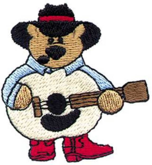 Picture of Country Bear Machine Embroidery Design