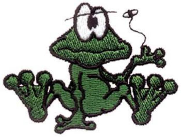 Picture of Frog Machine Embroidery Design