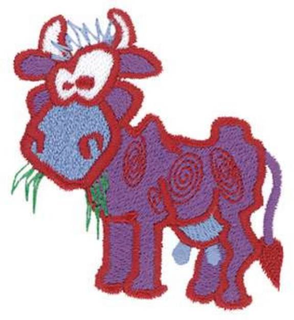 Picture of Crazy Cow Machine Embroidery Design