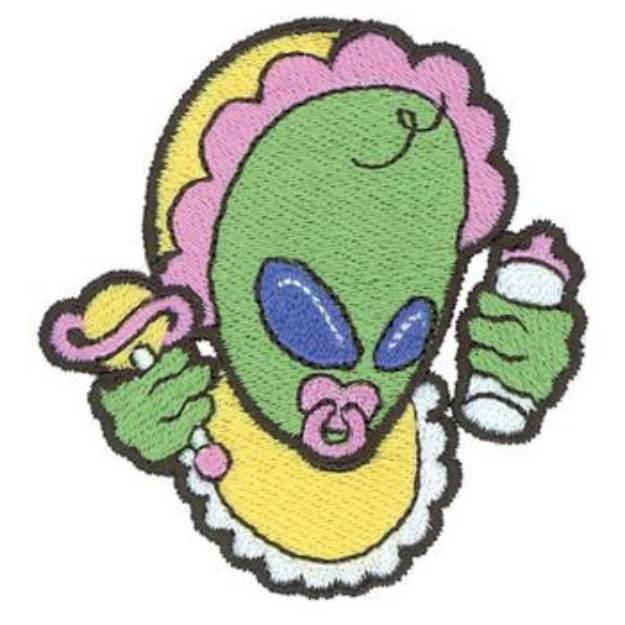 Picture of Baby Alien Machine Embroidery Design