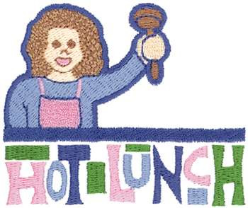 Hot Lunch Machine Embroidery Design