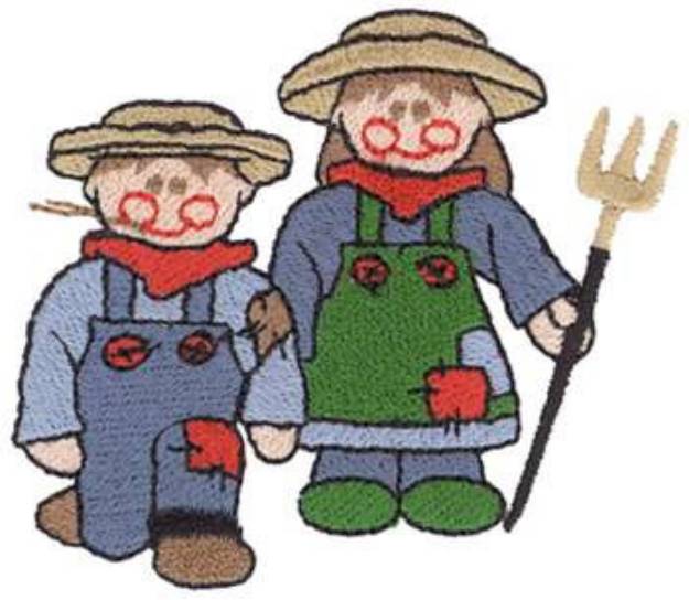 Picture of Country Kids Machine Embroidery Design