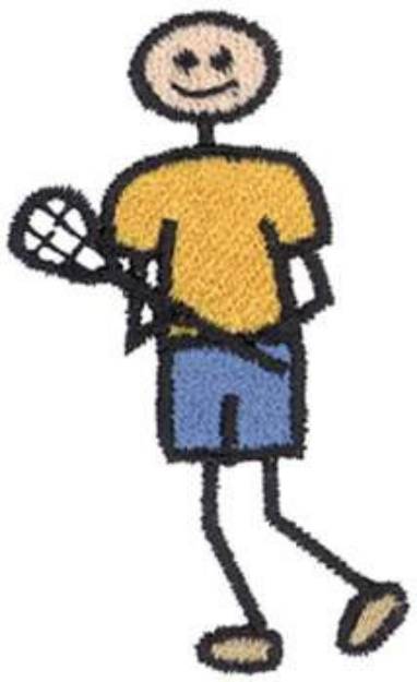 Picture of Boys Lacrosse Machine Embroidery Design