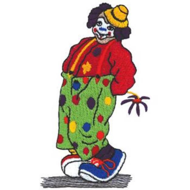 Picture of George The Clown Machine Embroidery Design