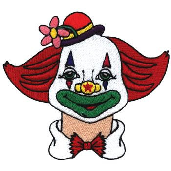 Smiling Clown Machine Embroidery Design